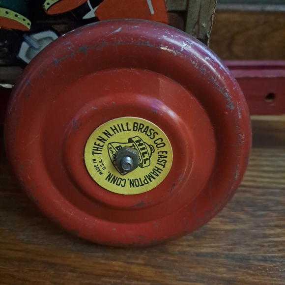 Vintage 1950s Roy Rogers Wooden Wagon Pull Toy – N. Hill Brass Co. - Picture 2 of 3